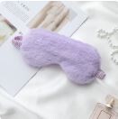 Miếng Bịt Mắt Khi Ngủ Giả Lông Mềm Mịn Che Mắt Nhẹ Nhàng Thoải Máilông Tím