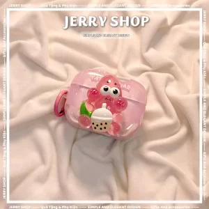 Case Airpods bọt hồng