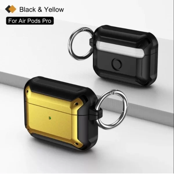 Case Airpods BO - đen vàng