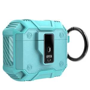 Case Airpods Chốt xanh da trời