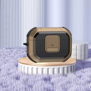 Case Airpods Nâu khóa