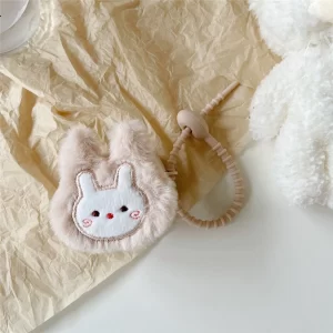 Case Airpods Thỏ Thêu Nâu