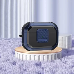 Case Airpods Xanh dương khóa