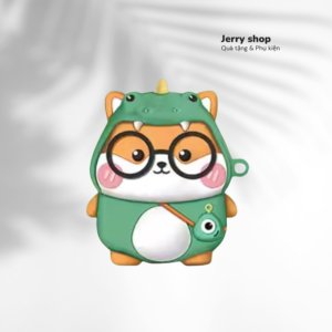 Case airpods Corgi tê giác