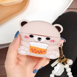 CASE AIRPODS GẤU TRÀ SỮA