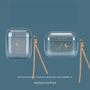 Case Airpods Trời sao xanh dương trong