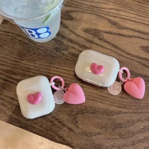 Case Airpods mặt cười + tim
