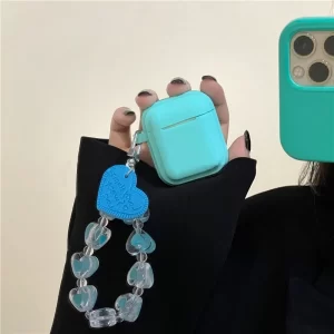Case Airpods xanh ngọc có dây