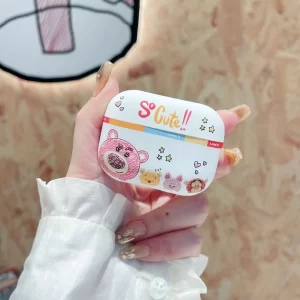Case Airpods Gd gấu dâu tây