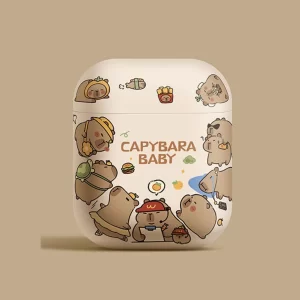 Case Airpods nhiều cappy trắng