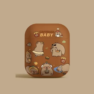 Case Airpods nhiều cappy nâu