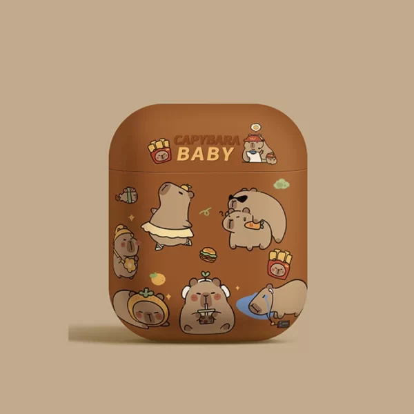 Case Airpods nhiều cappy nâu