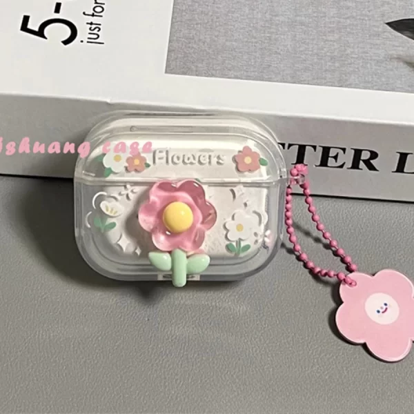 Case Airpods hoa flower 6 cánh