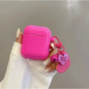 Case Airpods Hồng sen trái tim