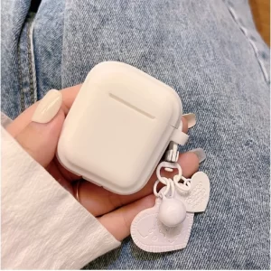 Case Airpods Trắng trái tim