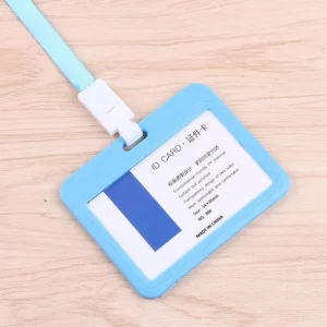Dây đeo thẻ mẫu 0018 xanh ngọc ngang