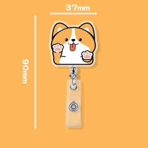 Dây đeo thẻ mẫu MR - Shiba lè lưỡi