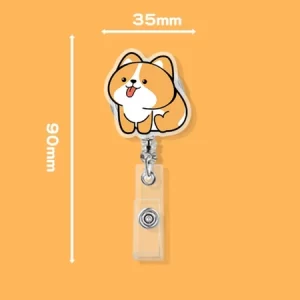 Dây đeo thẻ mẫu MR - Shiba ngồi chòm