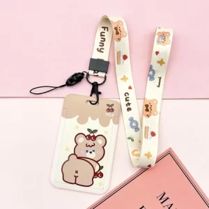 Dây đeo thẻ mẫu TTG - Gấu nice