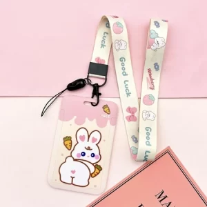 Dây đeo thẻ mẫu TTG - Thỏ nice