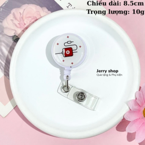 Dây đeo thẻ mẫu MT12 - Túi máu đỏ