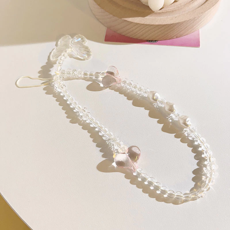 Dây Đeo Phụ Kiện - Bướm Hồng Trong Dây đeo phụ kiện