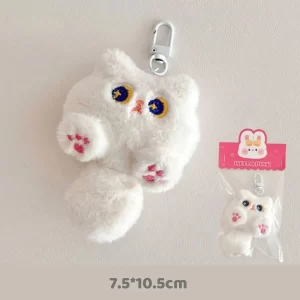 Móc Khóa - Mèo Mắt Đen Vàng