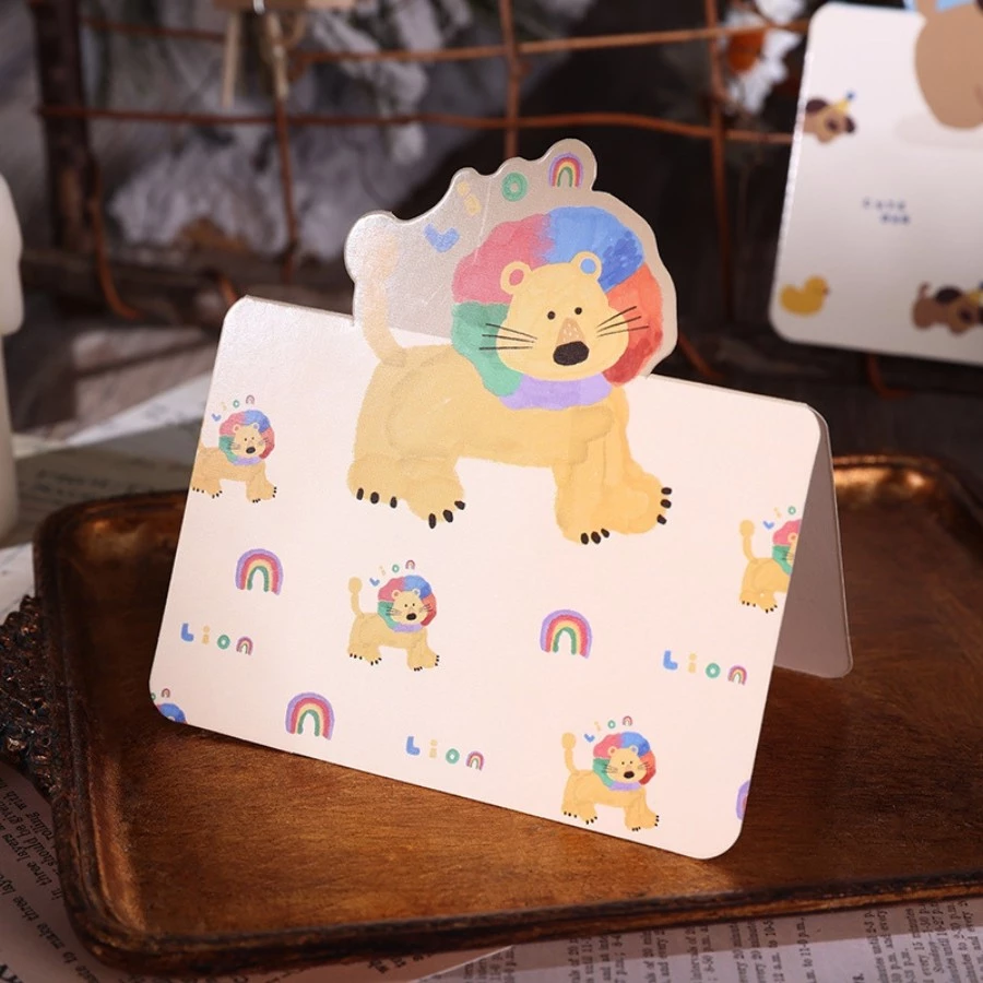 TST-Sư Tử 7 Màu Thiệp Quà Tặng